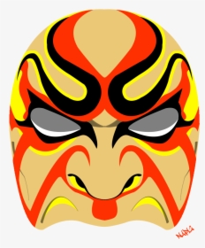 Made A Vector From A Samurai Mask That I Found On Google - Kabuki Png, Transparent Png, Transparent PNG