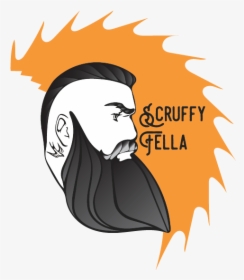 Beard Clipart Scruffy - Illustration, HD Png Download, Transparent PNG