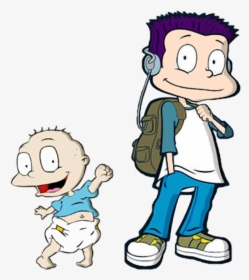 Dil And Tommy-yv302 - Tommy Pickles All Grown Up, HD Png Download, Transparent PNG