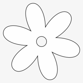 Flower Tattoo Black And White - Flower White Png Clip Art, Transparent Png, Transparent PNG