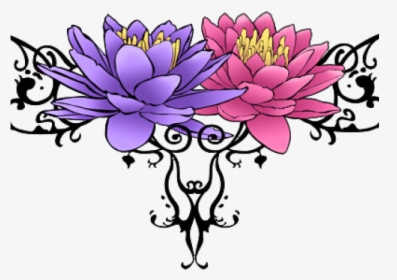 Flower Tattoo Png Transparent Images - Tattoo Color Png Transparente, Png Download, Transparent PNG