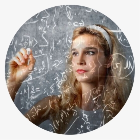 Math Girlartboard 1@300x - Math Student University, HD Png Download, Transparent PNG