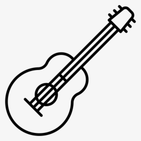 Inclined Guitar - Guitarra Facil De Dibujar, HD Png Download, Transparent PNG