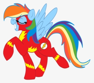 Pony Rainbow Dash Flash Applejack Flash Sentry Mammal - Flash Dash My Little Pony, HD Png Download, Transparent PNG