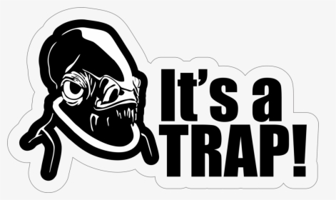 Star Wars It's A Trap Sticker, HD Png Download, Transparent PNG