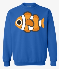 Nemo Fish Emoji Sweatshirt - T-shirt, HD Png Download, Transparent PNG
