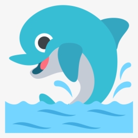 Dolphin Emoji, HD Png Download, Transparent PNG