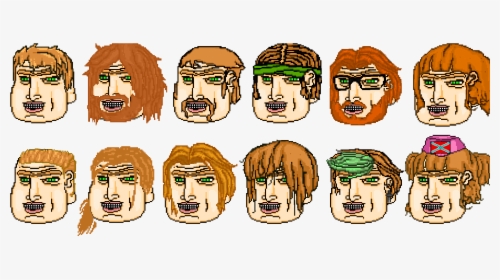 Jake S Possible Hair Styles Before Shaving - Hotline Miami 2 Jake Comic, HD Png Download, Transparent PNG