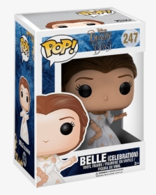 Funko Pop Disney Beauty And The Beast Belle Celebration - Figurine Pop Harry Potter Dobby, HD Png Download, Transparent PNG