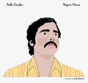 Transparent Pablo Escobar Png - Pablo Escobar Cartoon, Png Download, Transparent PNG