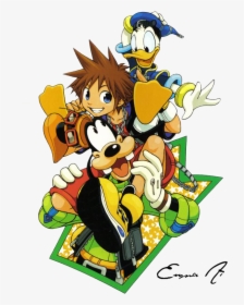 Sora Donald And Goofy Fan Art, HD Png Download, Transparent PNG