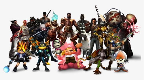 Playstation Characters - Playstation All Stars Png, Transparent Png, Transparent PNG