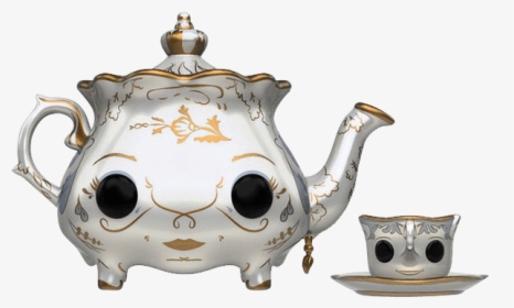 Beauty And The Beast Mrs Potts And Chip Pop Figure - Beauty And The Beast Mrs Potts 2017, HD Png Download, Transparent PNG