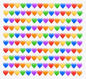 #emoji #emojis #hearts #rainbow #background #red #orange - Memes Te Enamoras De La Persona Equivocada, HD Png Download, Transparent PNG
