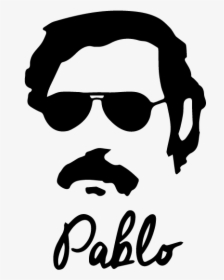 Pablo Escobar Black And White, HD Png Download, Transparent PNG