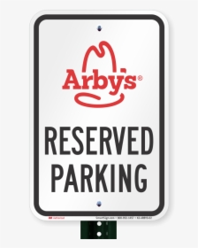 Transparent Arbys Logo Png - Parking Sign, Png Download, Transparent PNG