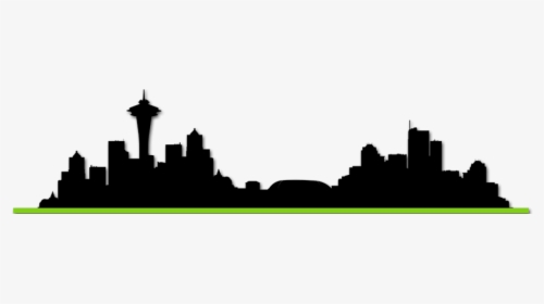 Emerald City Wizards - Seattle Skyline Stencil, HD Png Download, Transparent PNG