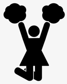 Cheerleader Icon, HD Png Download, Transparent PNG