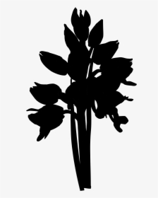 Clip Art Flowering Plant Silhouette Leaf - Illustration, HD Png Download, Transparent PNG