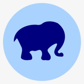 Custom Baby Elephant Silhouette Shower Curtain Clipart - Silueta De Elefante Bbe Png, Transparent Png, Transparent PNG