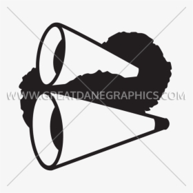 Silhouette Clipart Cheerleader - Wheelbarrow, HD Png Download, Transparent PNG