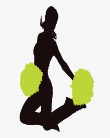 Cheerleader Lime Green Clipart Image - Illustration, HD Png Download, Transparent PNG