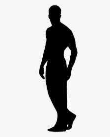 Man Silhouette Walking Free Photo - Silhouette Of Man Looking Back, HD Png Download, Transparent PNG