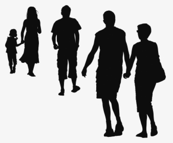 Png Silhouette People - Silhouette Person Drawing, Transparent Png, Transparent PNG