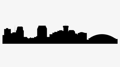 Skyline Silhouette Clip Art - New Orleans Skyline Clipart, HD Png Download, Transparent PNG