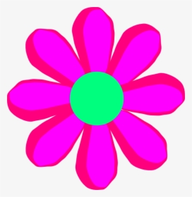 Flower Cartoon Pink Svg Clip Arts - Flower Clip Art, HD Png Download, Transparent PNG