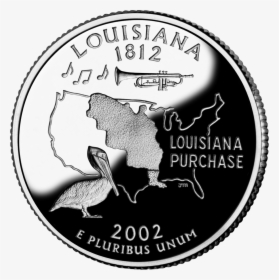 Transparent Quarter Clipart - Louisiana State Quarter, HD Png Download, Transparent PNG