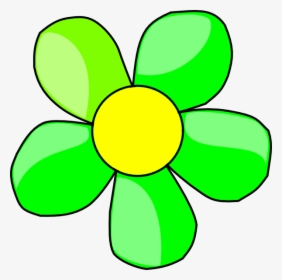 Flower Clipart Green, HD Png Download, Transparent PNG