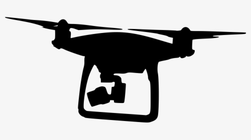 Drone Silhouette Png Transparent, Png Download, Transparent PNG