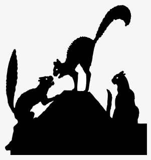 Cat Fight Silhouette Svg Clip Arts - Cat Fight Clipart, HD Png Download, Transparent PNG