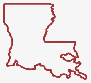 Louisiana State Outline - Louisiana Black And White, HD Png Download, Transparent PNG