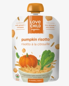 Pumpkin Risotto With Spinach Chickpeas - Love Child Pumpkin Risotto, HD Png Download, Transparent PNG