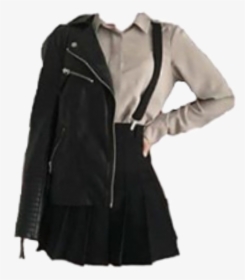 #png #suspenders #leather #jacket #leatherjacket #white, Transparent Png, Transparent PNG
