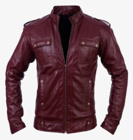 Leather Jacket For Men Png Free Image Download - Jackets For Men Png, Transparent Png, Transparent PNG