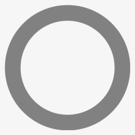 Grey Circle Icon Transparent , Png Download - Small Black Circle With White In The Center, Png Download, Transparent PNG