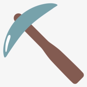 Transparent Knife Emoji Png - Emoji Pickaxe Png, Png Download, Transparent PNG