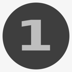 Grey One Button Svg Clip Arts - Emblem, HD Png Download, Transparent PNG