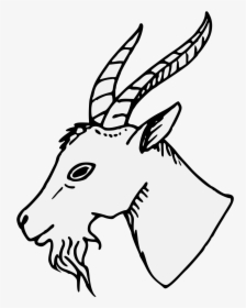 Details Png Goats Head Heraldry - Goat Head Svg, Transparent Png, Transparent PNG