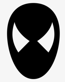 Spider-man Venom Punisher Iron Man Joker - Black Silhouette Of Spiderman Face, HD Png Download, Transparent PNG