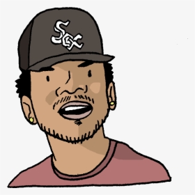 Clip Art Cartoons Drawing Huge - Chance The Rapper Cartoon Png, Transparent Png, Transparent PNG