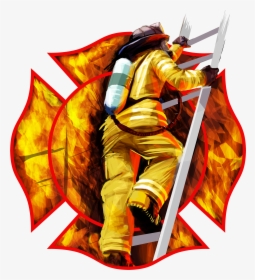 Fire Fighter Fabric, Custom Print Panel, Firefighter - Firefighter Fabric Panel, HD Png Download, Transparent PNG