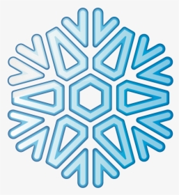Simple Snowflake Silhouette, HD Png Download, Transparent PNG