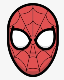 Spider Face Webbing Hero Comic Mask Super Hero Spider - Miles Morales Cartoon Mask, HD Png Download, Transparent PNG