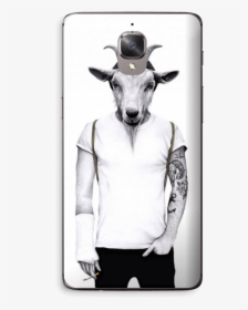 Hipster Goat Skin Oneplus 3t - Sanna Wieslander Goat, HD Png Download, Transparent PNG