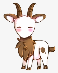 Goats Head Clipart Cute Anime - Cute Anime Goat, HD Png Download, Transparent PNG