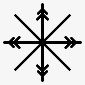 Transparent Snowflake Emoji Png - Viking Compass, Png Download, Transparent PNG